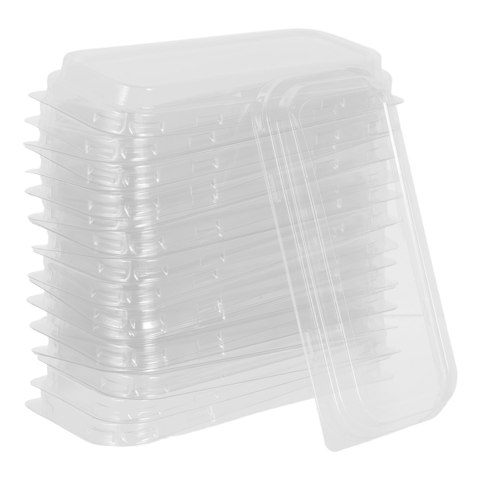 Kitchen Baking Cake - 50Pcs Plastic Loaf Baking Lids -
