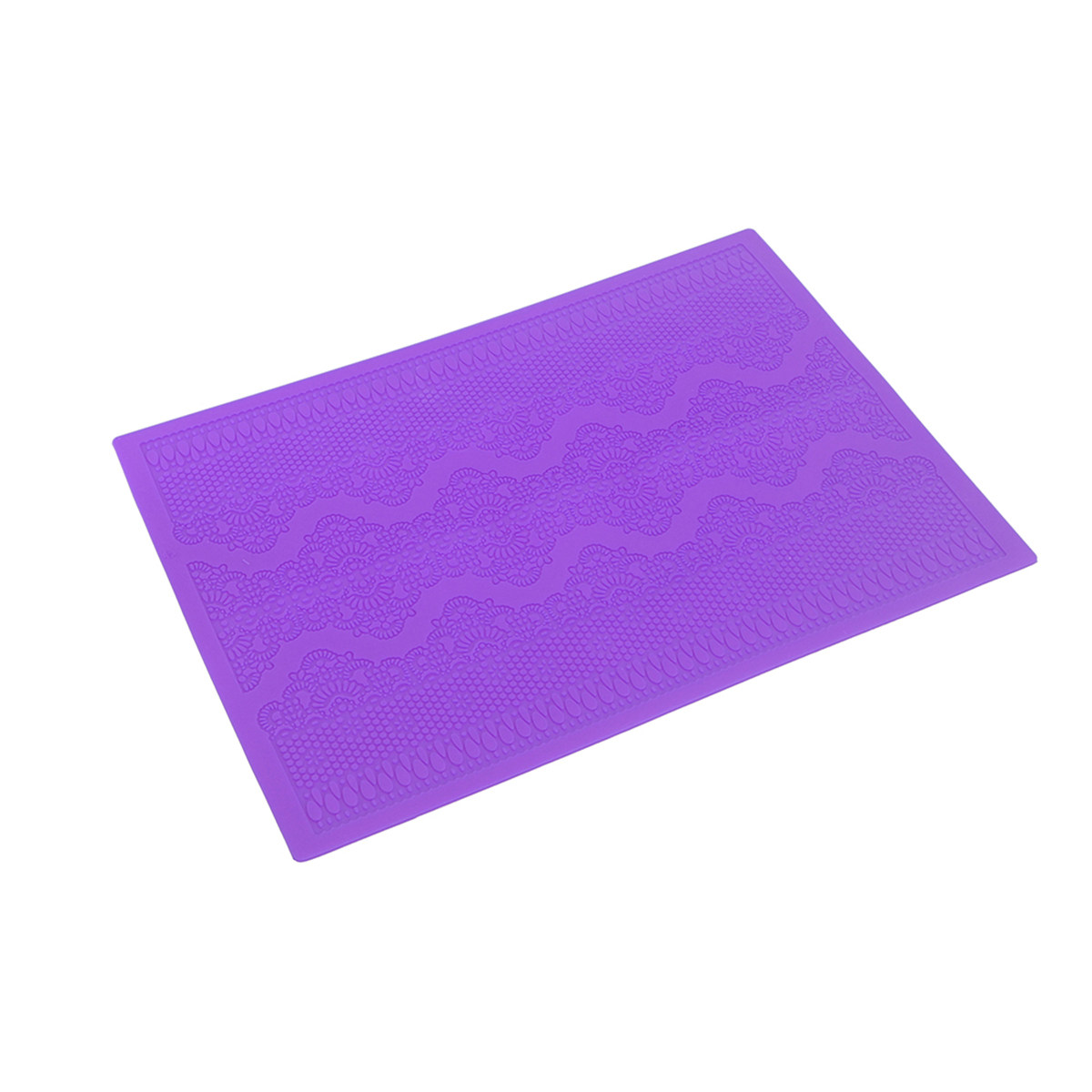 Kitchen Baking Cake - 1pcs Silicone Cake Lace Mat Purple