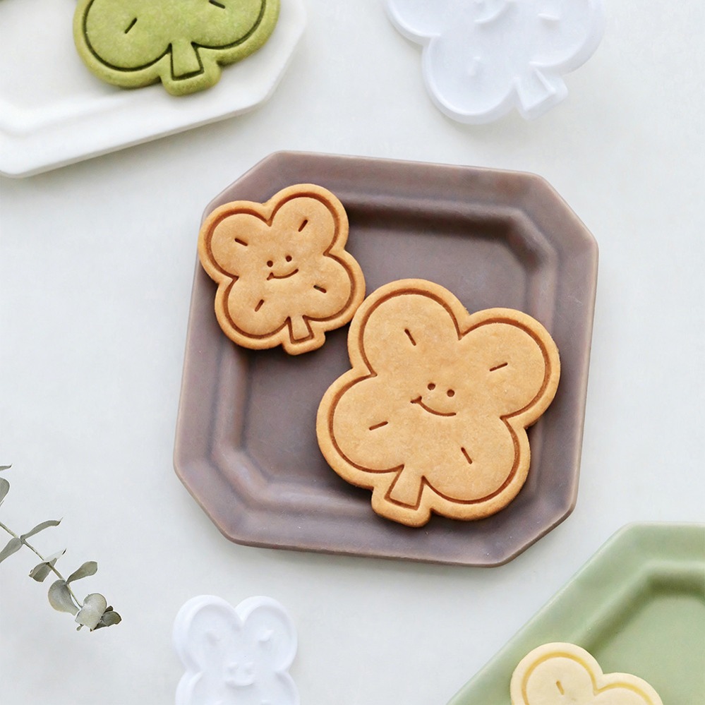 Kitchen Baking Products - Lucky Four-Leaf Clover Cookie Cutters Biscuit