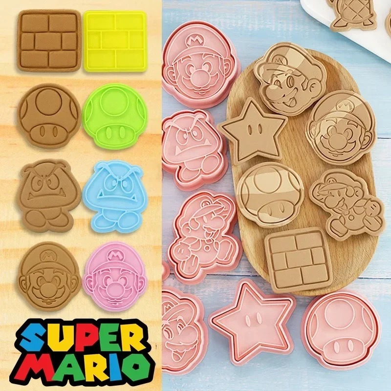 Kitchen Baking Game - Super Mario Bros Cookie Cutter Stamp