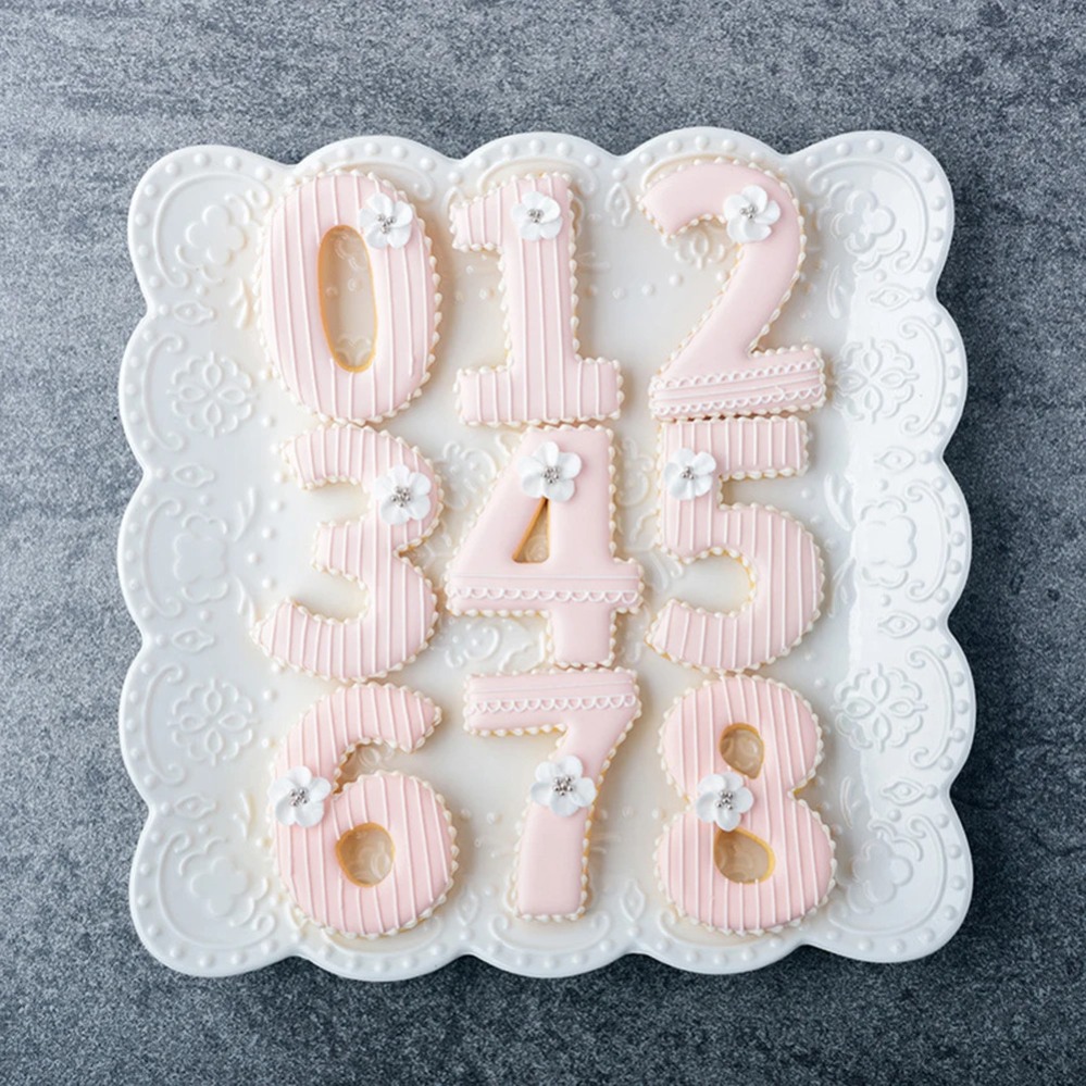 Kitchen Baking Products - Large Numbers Cookie Cutters Biscuit Mold