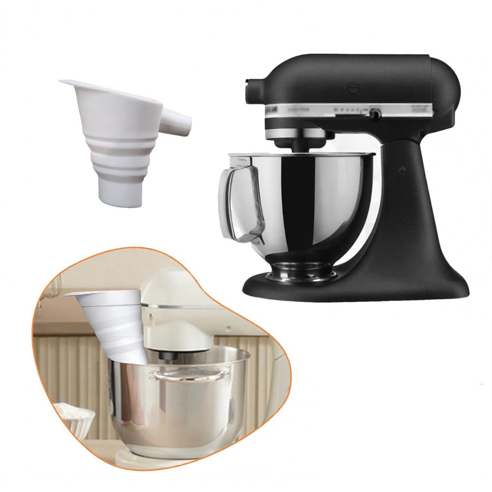 Kitchen Aid Baking Mixer - Silicone Kitchen Funnel Durable Baking Funnel