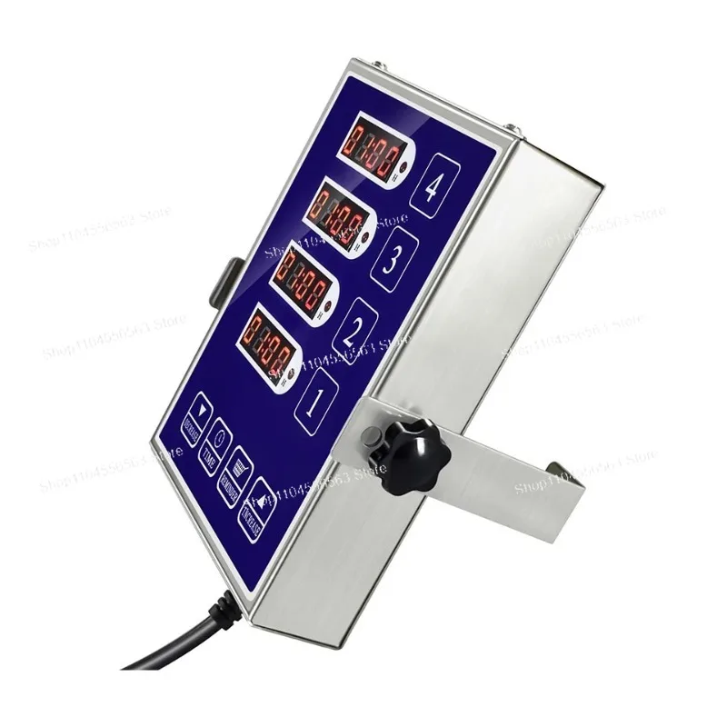 Commercial Kitchen For Baking - CAL4B 4-Channel Commercial Kitchen Timer Stainless
