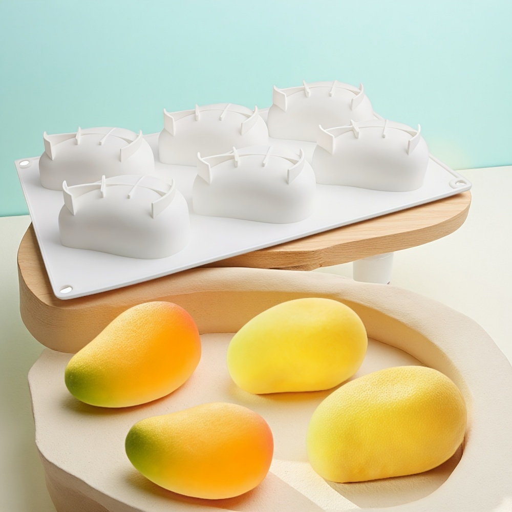 Kitchen Design For Baking - 3D Mango Design Silicone Cake Molds