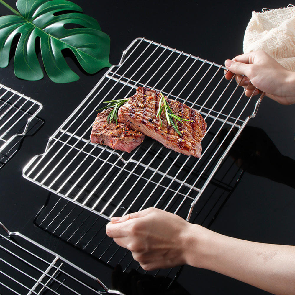 Kitchen Baking Mat - Stainless Steel Barbecue Mesh Mat Reusable