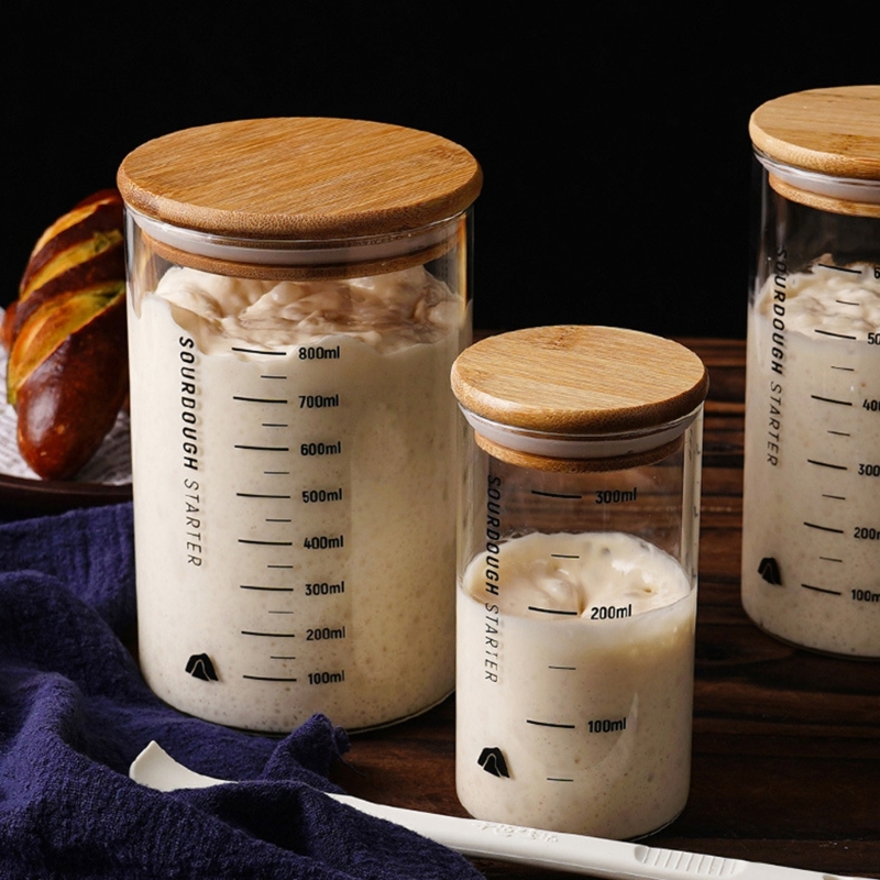 Kitchen Baking Storage Containers - Sourdough Proofing Jar Kitchen Baking Accessory