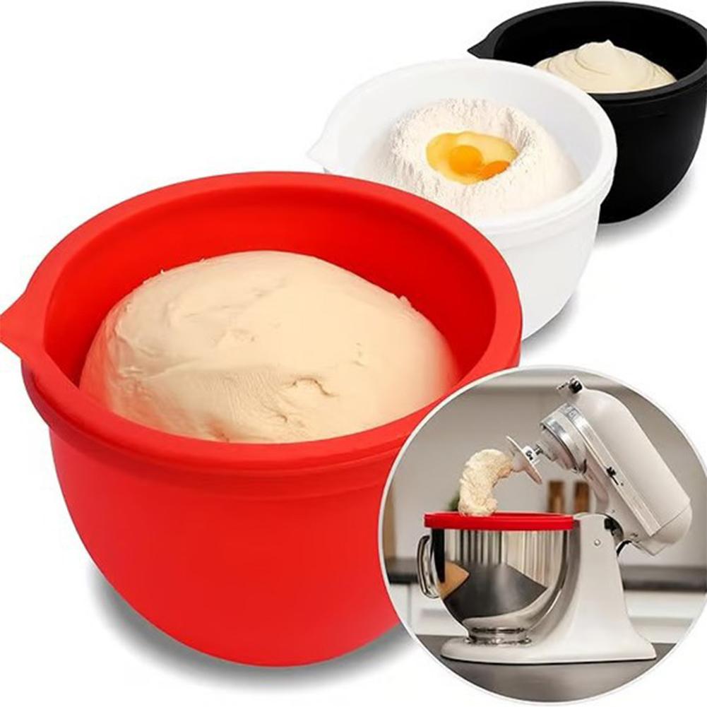 Kitchen Aid Baking Mixer - Silicone Bowl Liner With Lids For