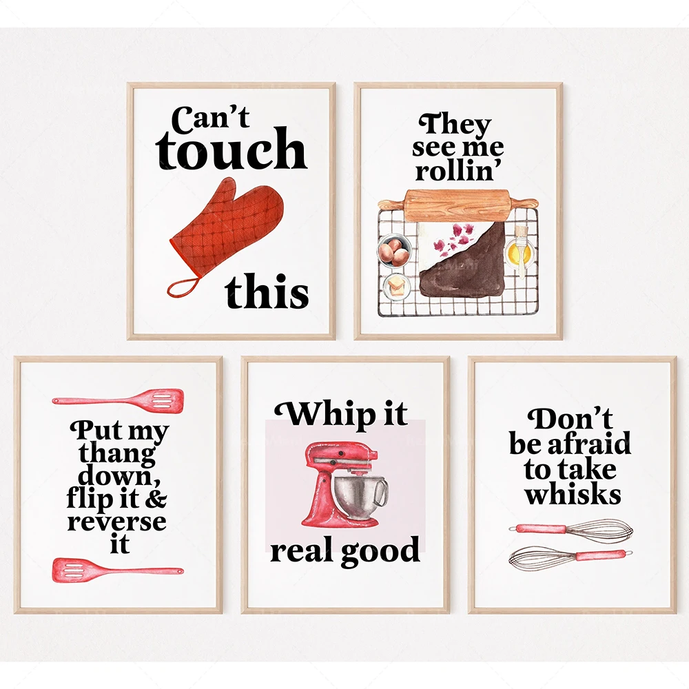 Funny Baking Quotes Posters, F - Kitchen Baking Quotes recension och pris