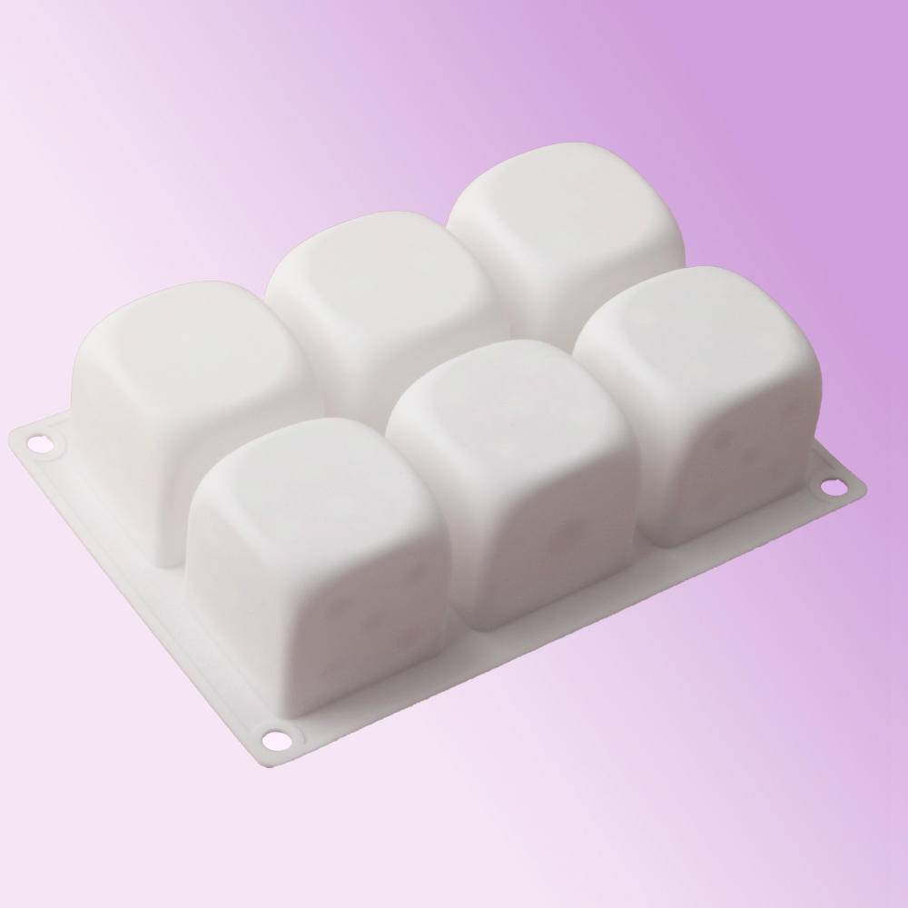 6-Cell Cube Mousse Cake Mould  - Kitchen Design For Baking recension och pris