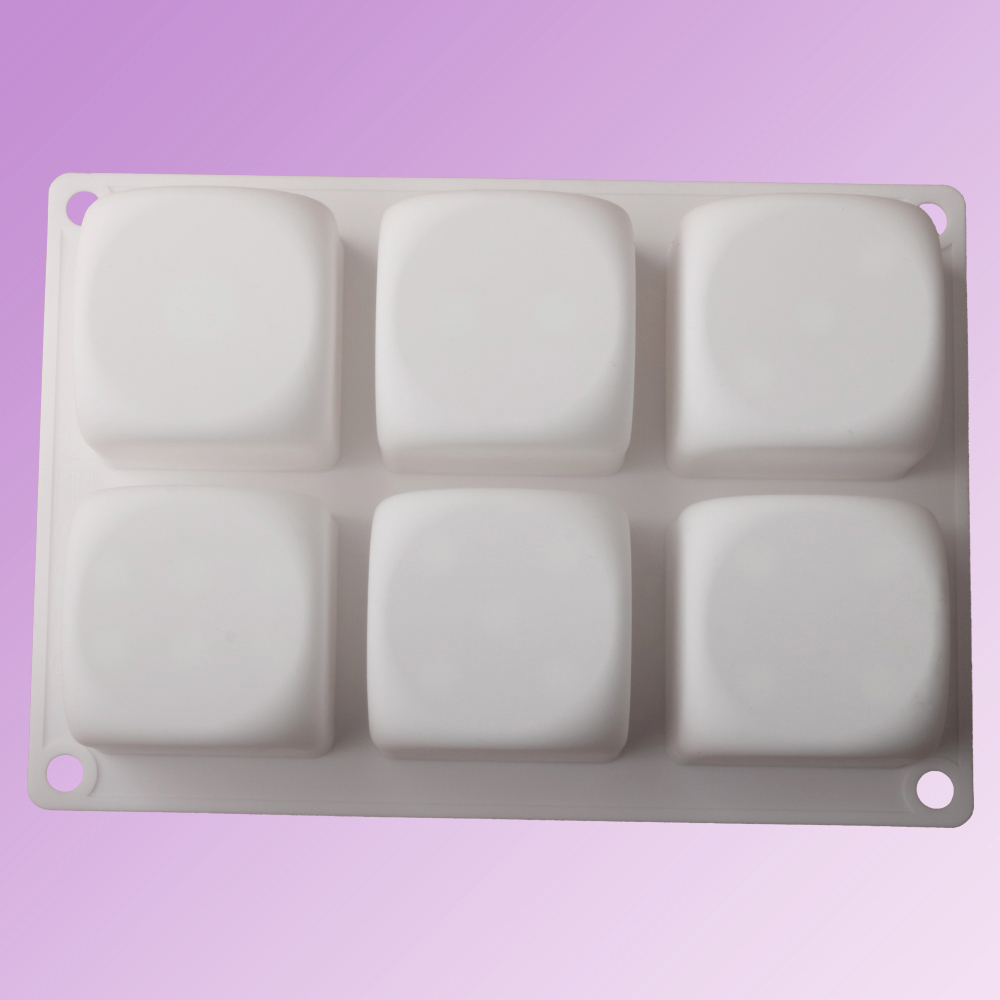 6-Cell Cube Mousse Cake Mould  - Kitchen Design For Baking recension och pris
