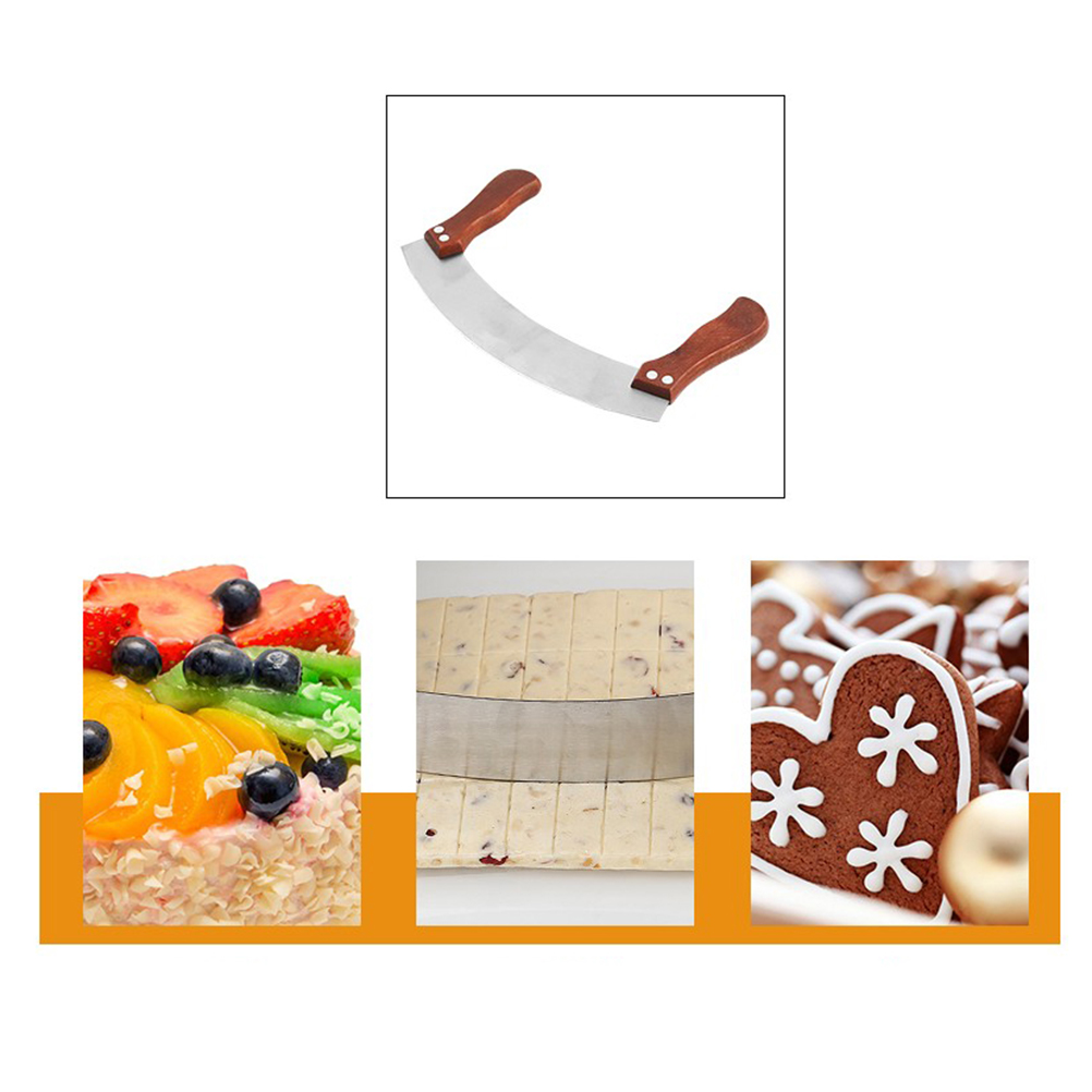 1pc Double Handle Nougat Cutte - Kitchen Accessories For Baking recension och pris