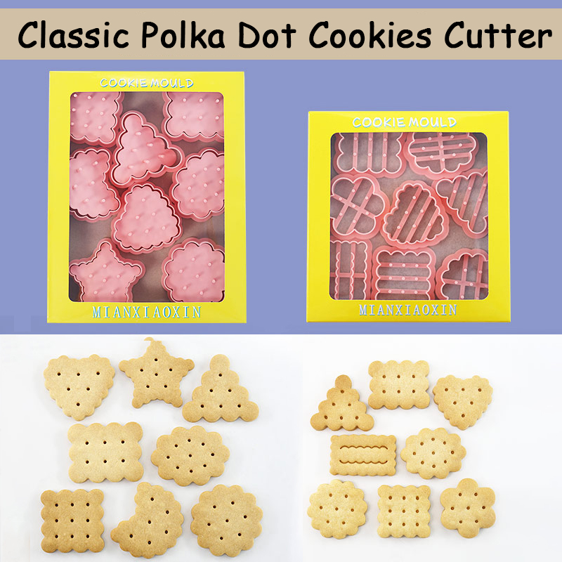 8 Piece Cute Classic Biscuit C - Kitchen Baking Cookies recension och pris