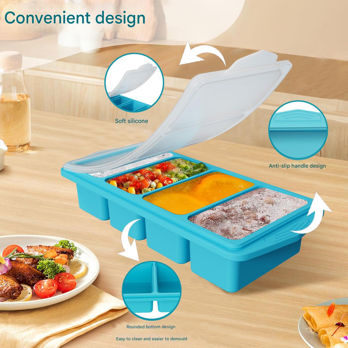 Large Silicone Ice Cube Mold w - Kitchen Baking Storage Containers recension och pris