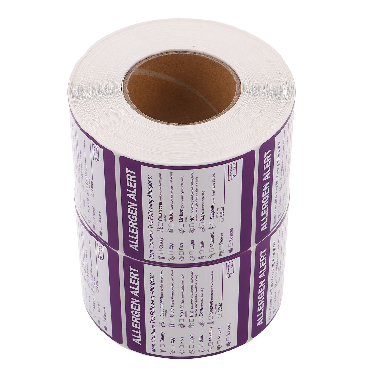 2 Rolls 2 Inch Allergen Label  - Commercial Kitchen For Baking recension och pris