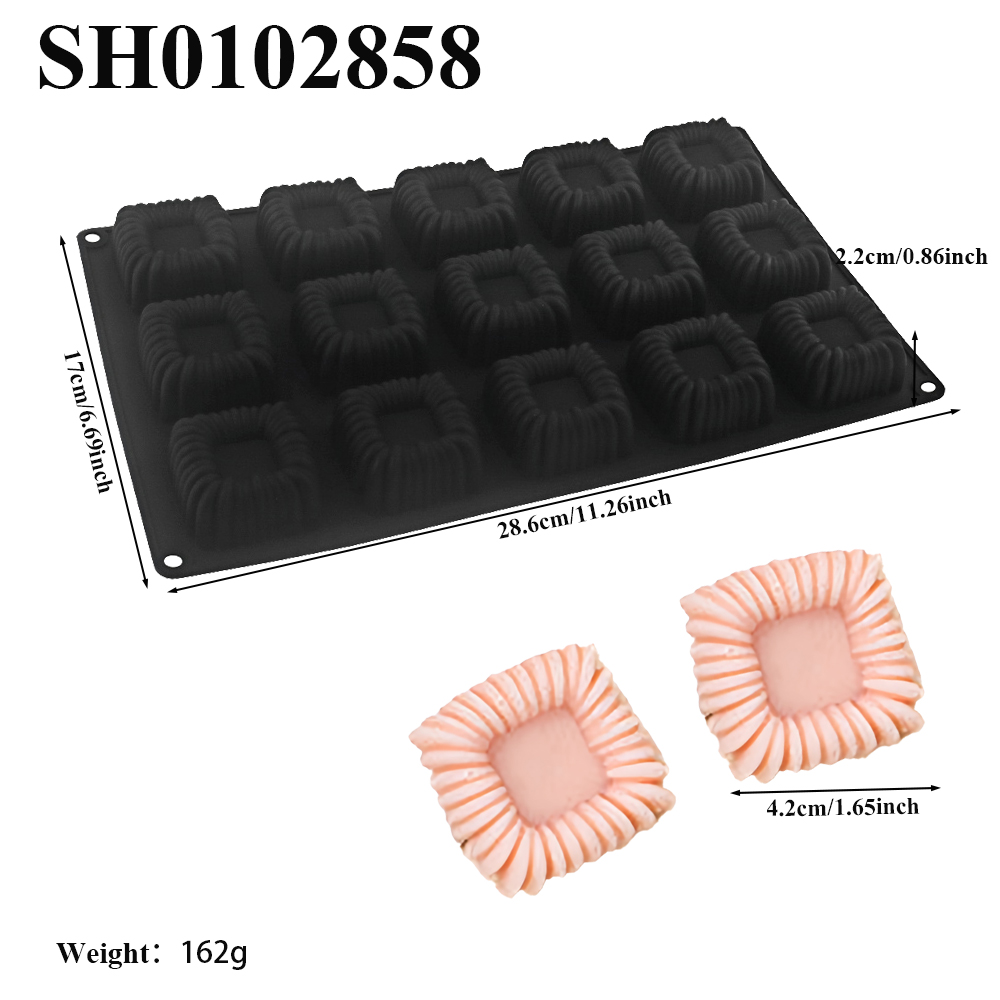 15-Cell Square Coil Texture De - Kitchen Design For Baking recension och pris