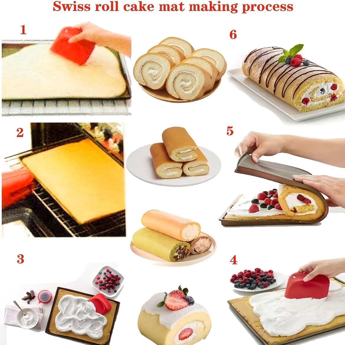 2 Silicone Baking Mats for Swi - Kitchen Baking Mat recension och pris
