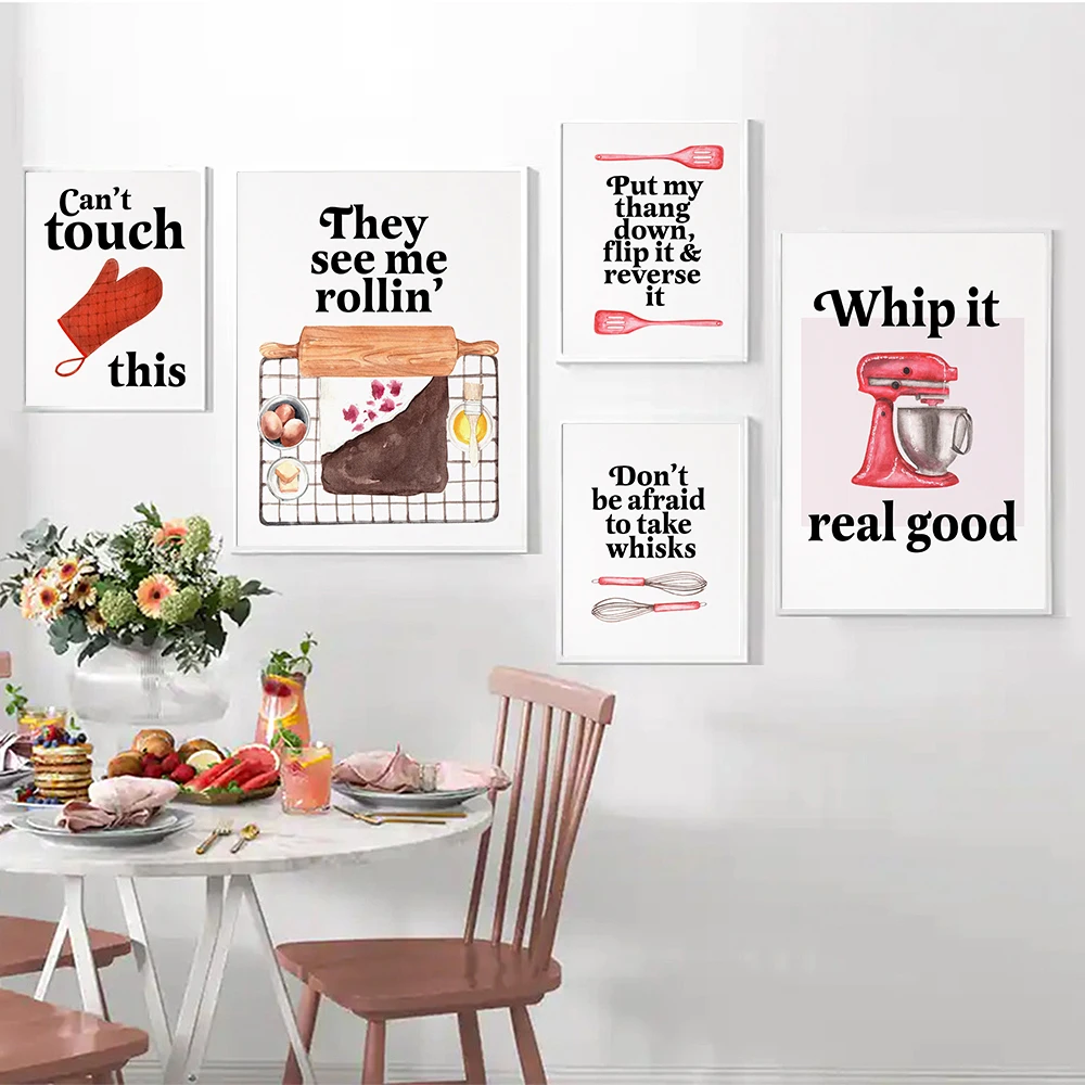 Baking Print Funny Kitchen Rap - Kitchen Baking Quotes recension och pris