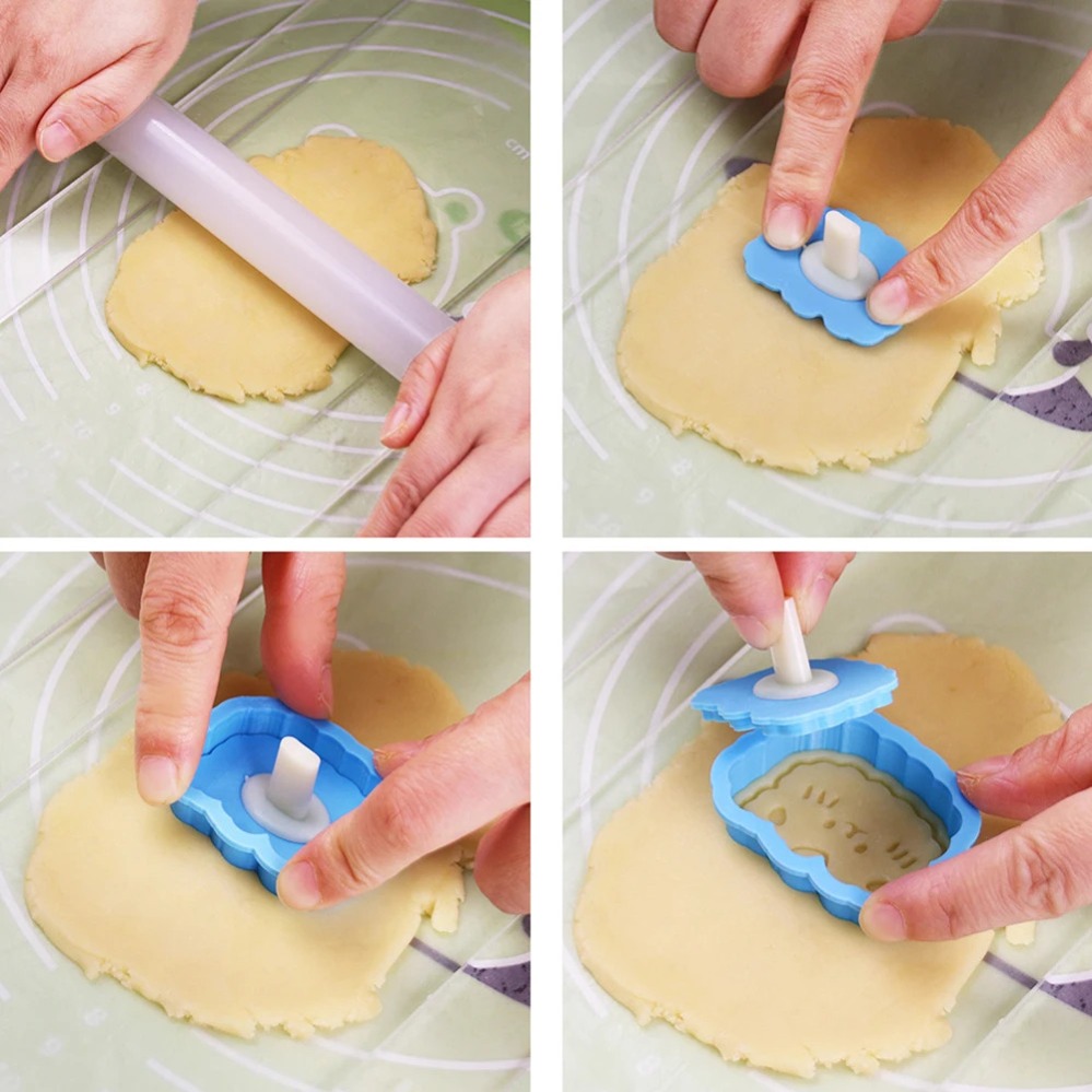 Cookie Mold Stamp Cartoon Saus - Kitchen Baking Products recension och pris