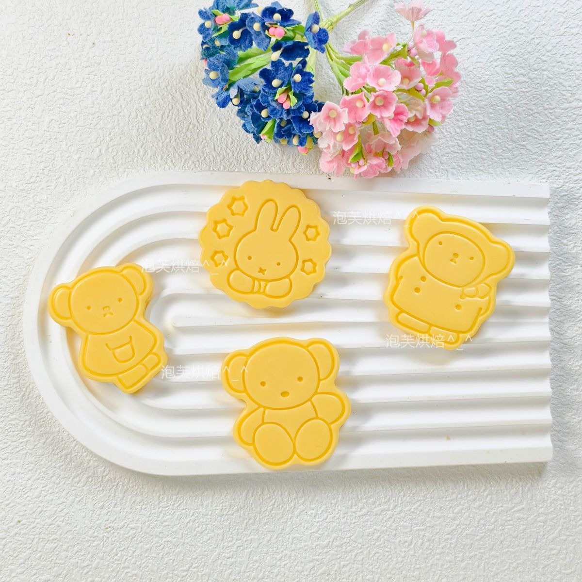 Cute 3D Press Cookie Mold with - Kitchen Bakery recension och pris