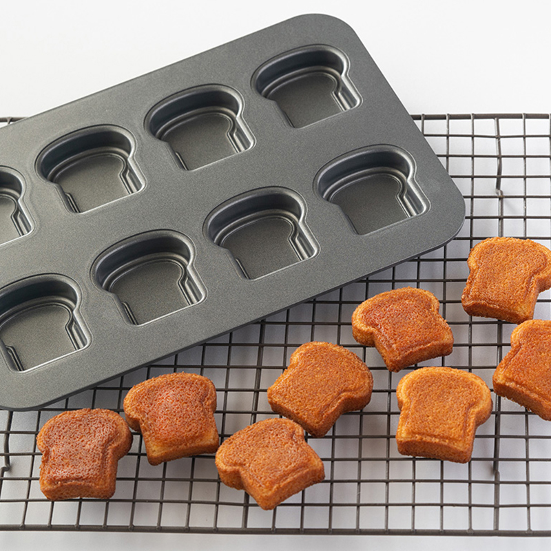 8 Cavity Toast Bread Pattern C - Kitchen Accessories For Baking recension och pris