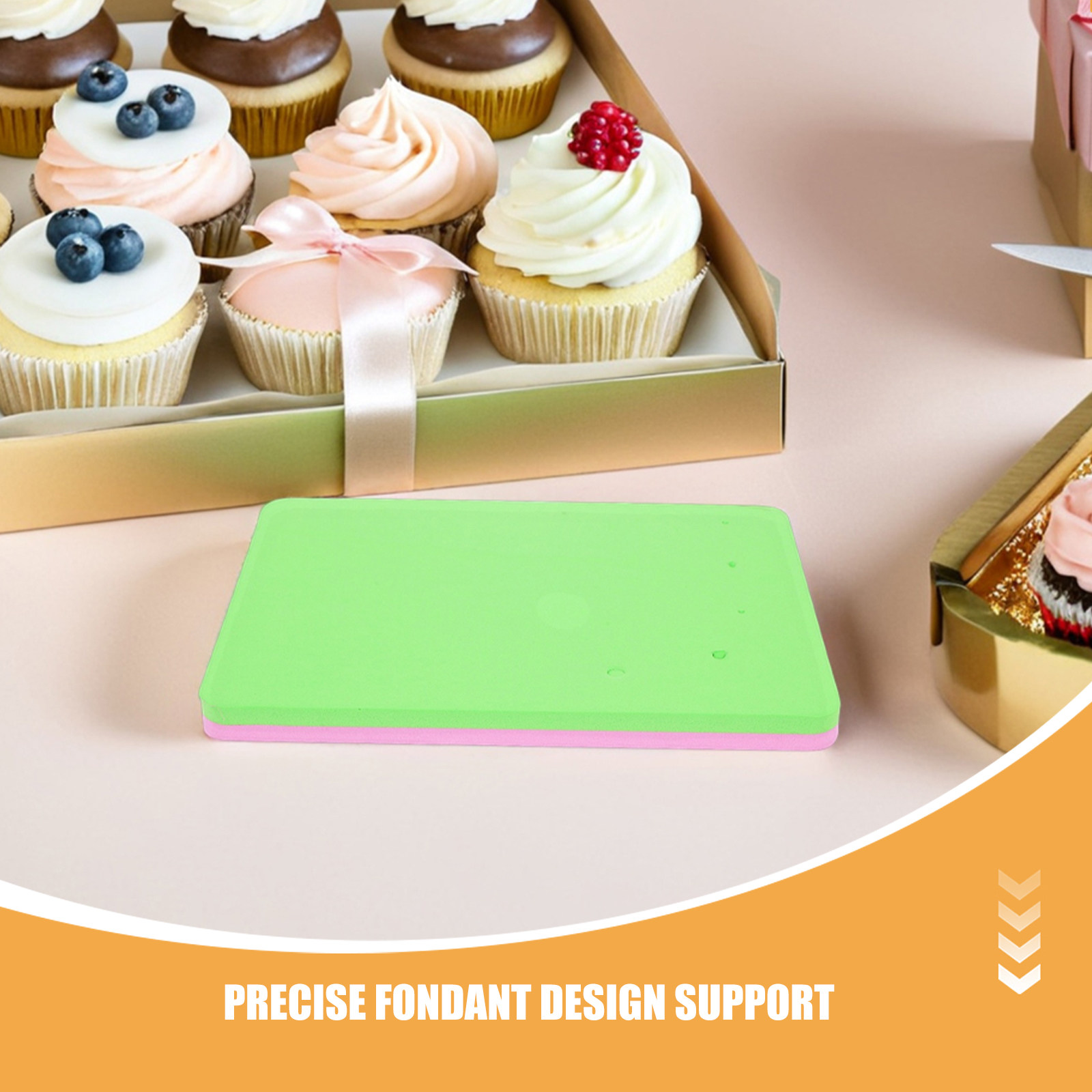 3Pcs Fondant Cake Modeling Pad - Kitchen Accessories For Baking recension och pris