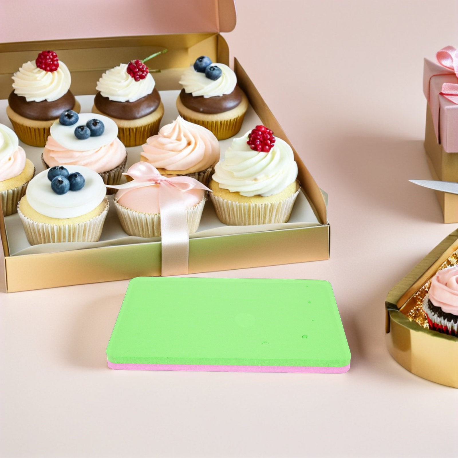 3Pcs Fondant Cake Modeling Pad - Kitchen Accessories For Baking recension och pris