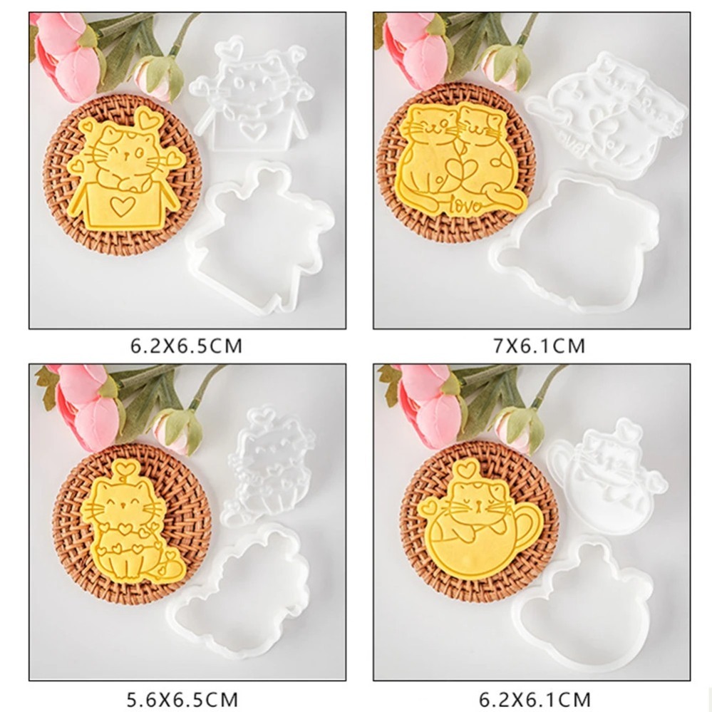 Valentine's Day Cookie Cutters - Kitchen Baking Cake recension och pris