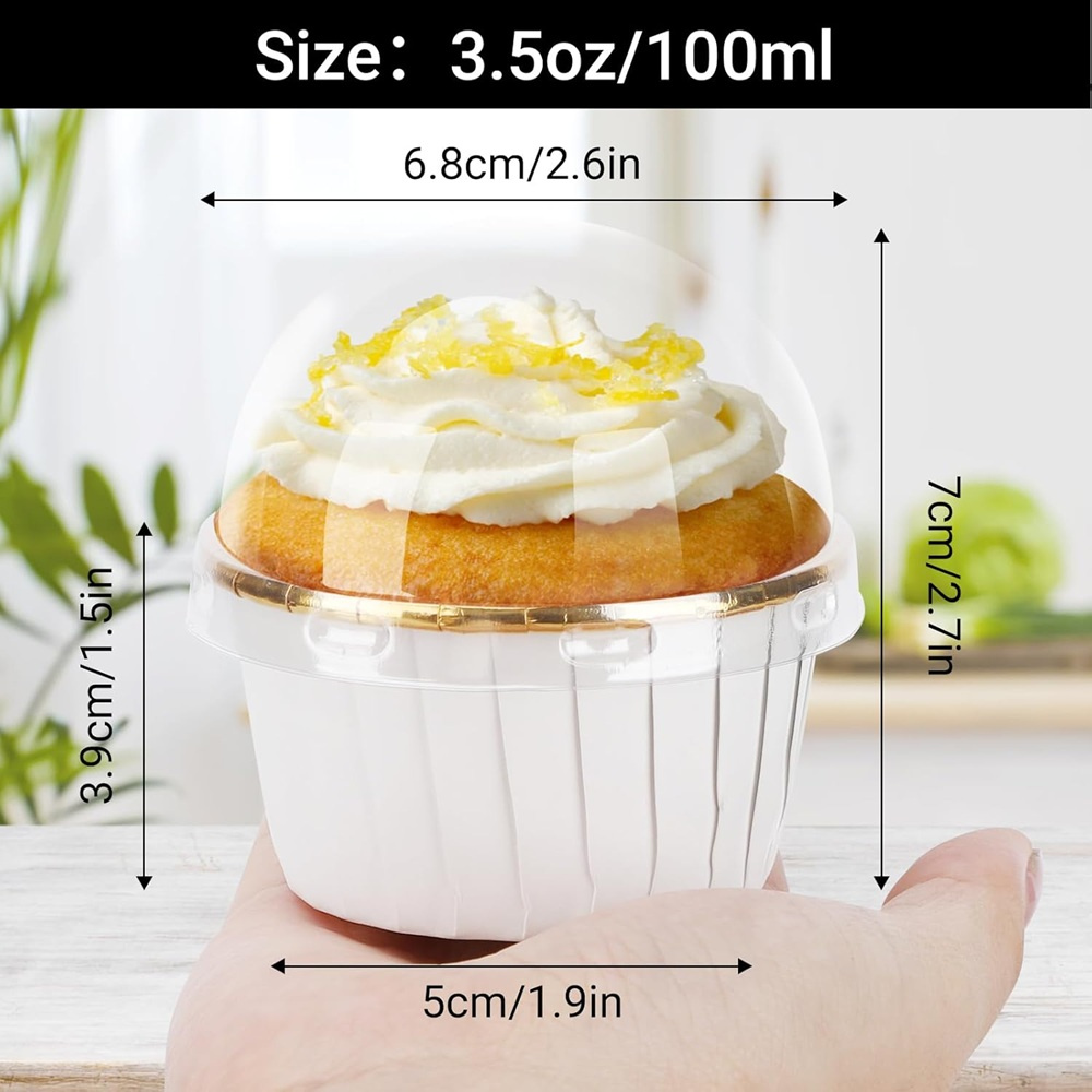 50 pcs Muffins Cup Paper Cupca - Kitchen Baking Products recension och pris
