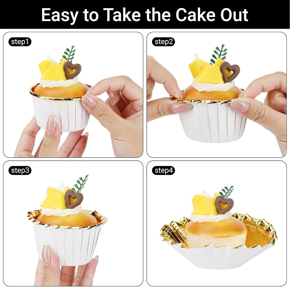 50 pcs Muffins Cup Paper Cupca - Kitchen Baking Products recension och pris