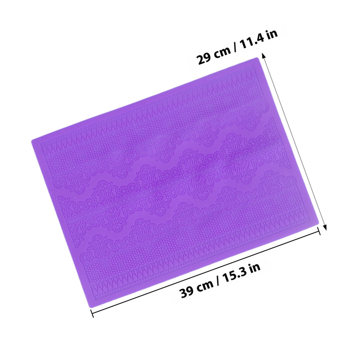 1pcs Silicone Cake Lace Mat Pu - Kitchen Baking Cake recension och pris