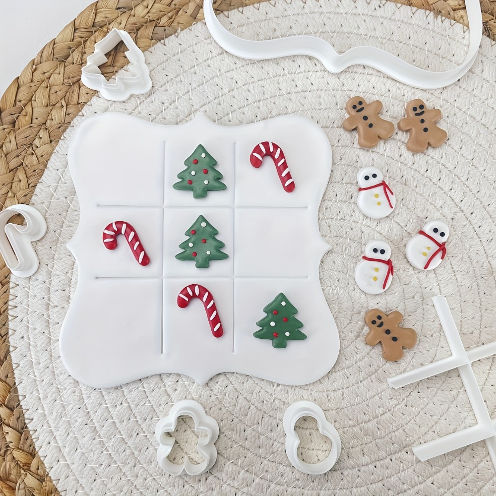 6Pcs Christmas Tic Tac Toe Coo - Kitchen Baking Cookies recension och pris