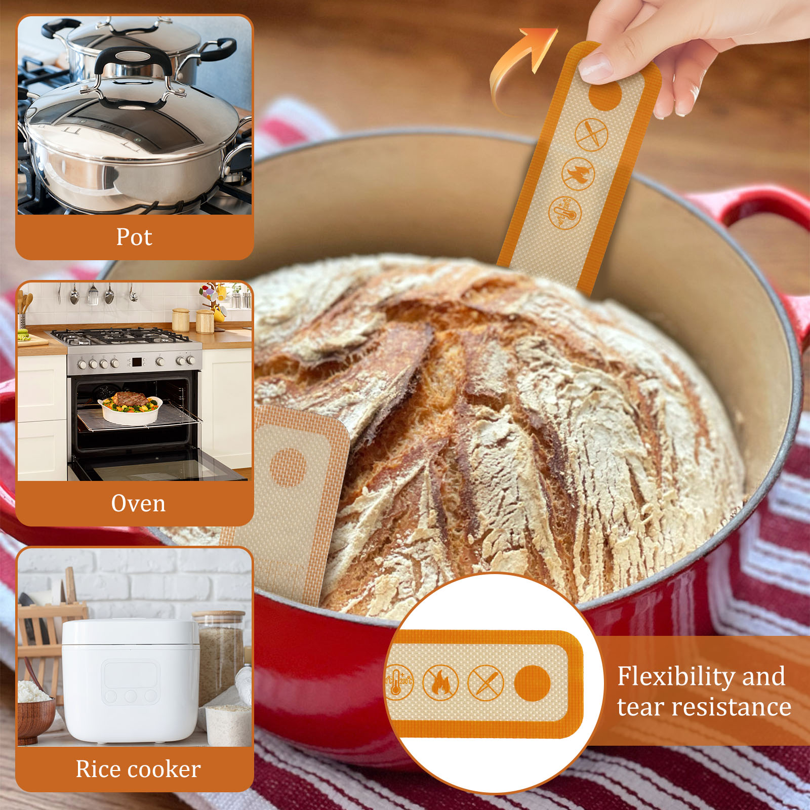 2pcs Baking Mat Dough Transfer - Kitchen Baking Mat recension och pris