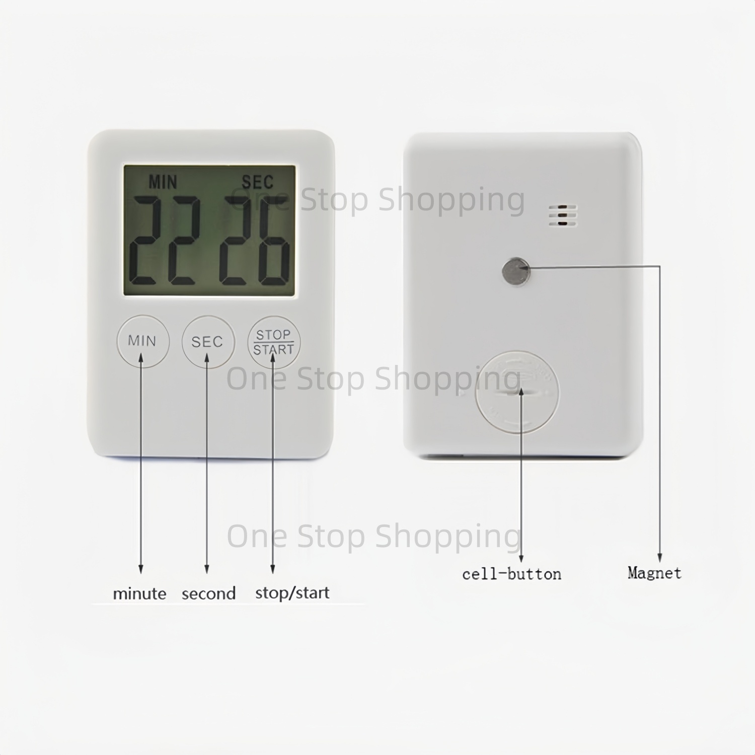 Magnetic Kitchen Timers with D - Kitchen Baking Game recension och pris