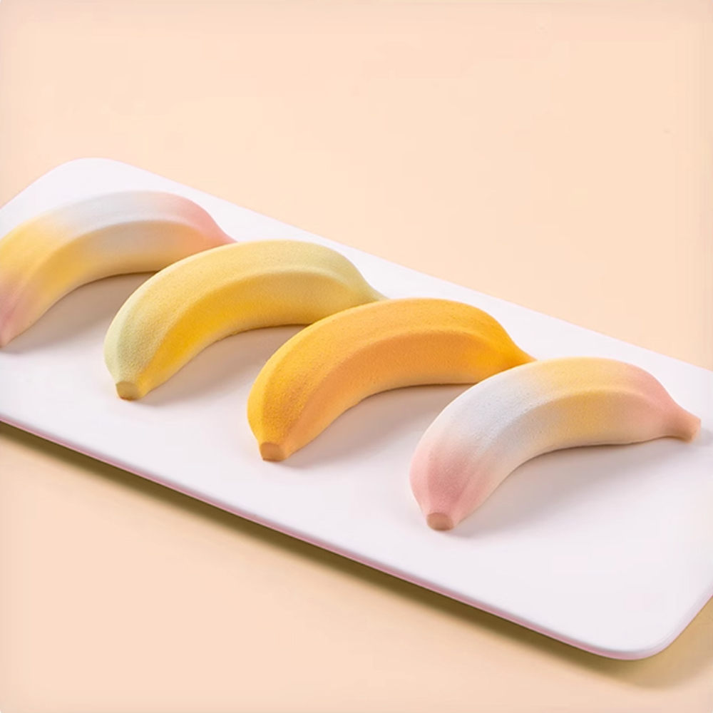 6 or 12 Cells Banana Design Si - Kitchen Design For Baking recension och pris