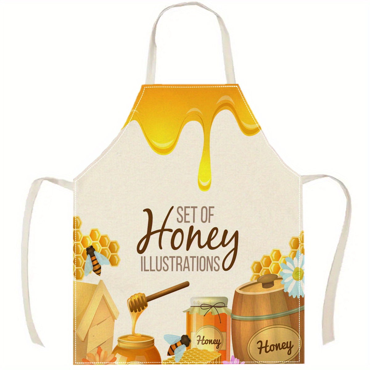 1pc Honey Bee Apron Sweet Kitc - Kitchen Baking Area Ideas recension och pris