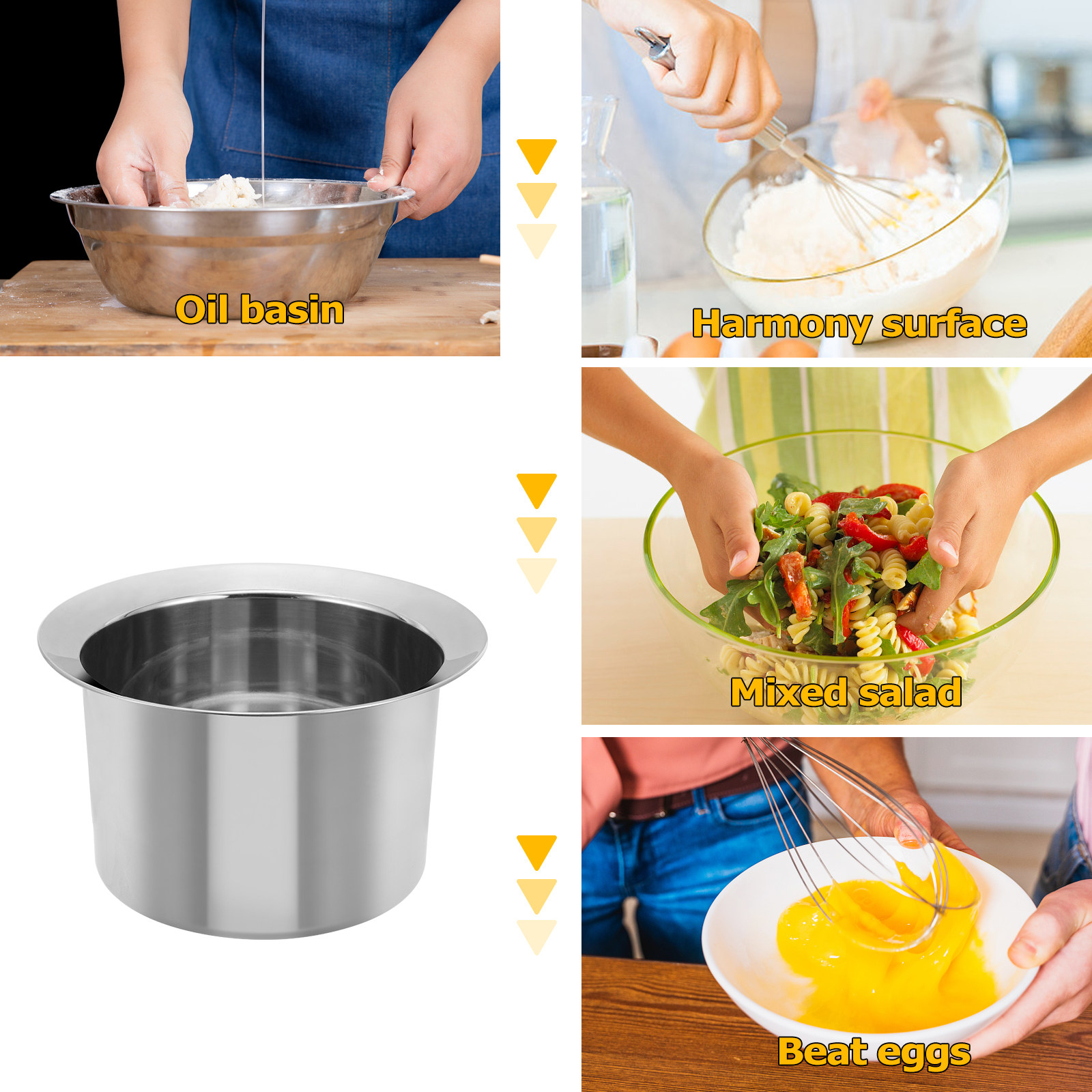 Stainless Steel Oil Basin Mult - Kitchen Baking Storage Containers recension och pris