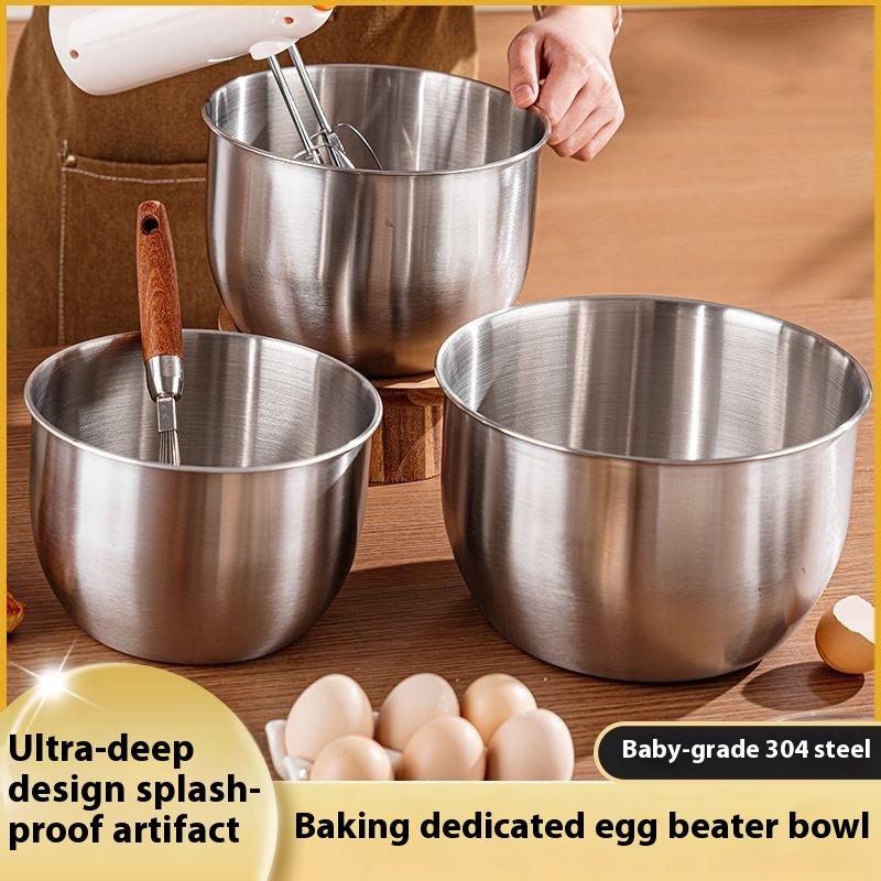1Pc Stainless Steel Mixing Bow - Kitchen Design For Baking recension och pris
