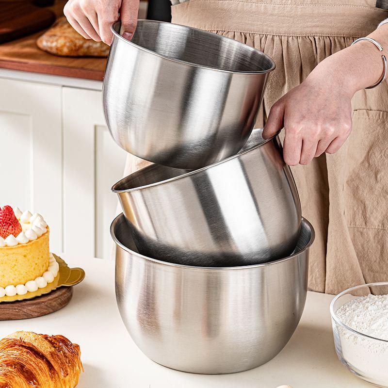 1Pc Stainless Steel Mixing Bow - Kitchen Design For Baking recension och pris