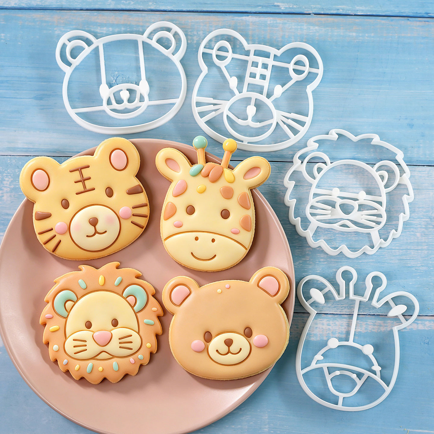 4 Pcs Animal Cookie Cutters Se - Kitchen Baking Products recension och pris
