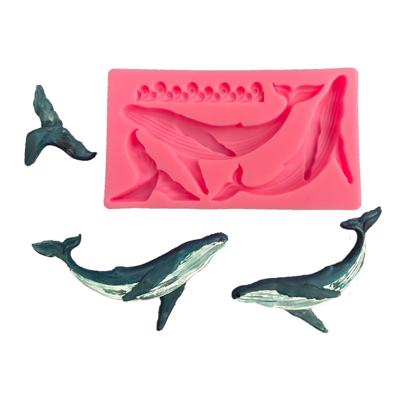DIY Whale Silicone Mold Ocean  - Kitchen Baking Products recension och pris