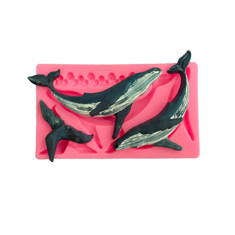 DIY Whale Silicone Mold Ocean  - Kitchen Baking Products recension och pris