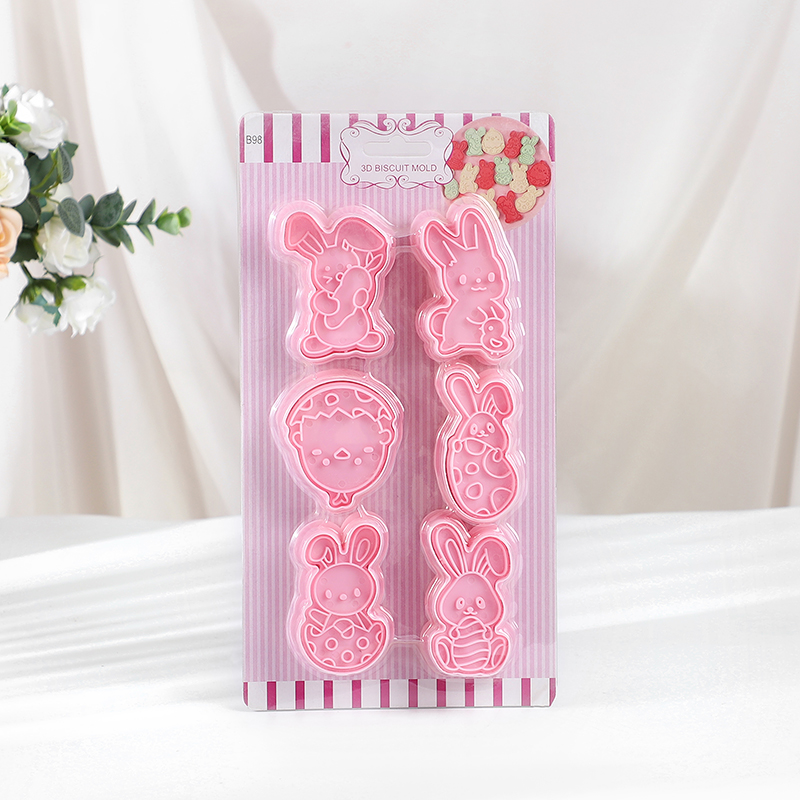 6pcs/Set Easter Bunny Cookie C - Kitchen Accessories For Baking recension och pris