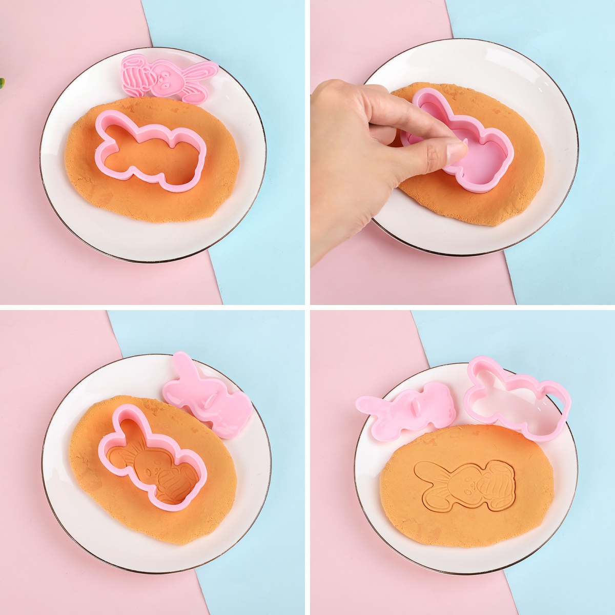 6pcs/Set Easter Bunny Cookie C - Kitchen Accessories For Baking recension och pris