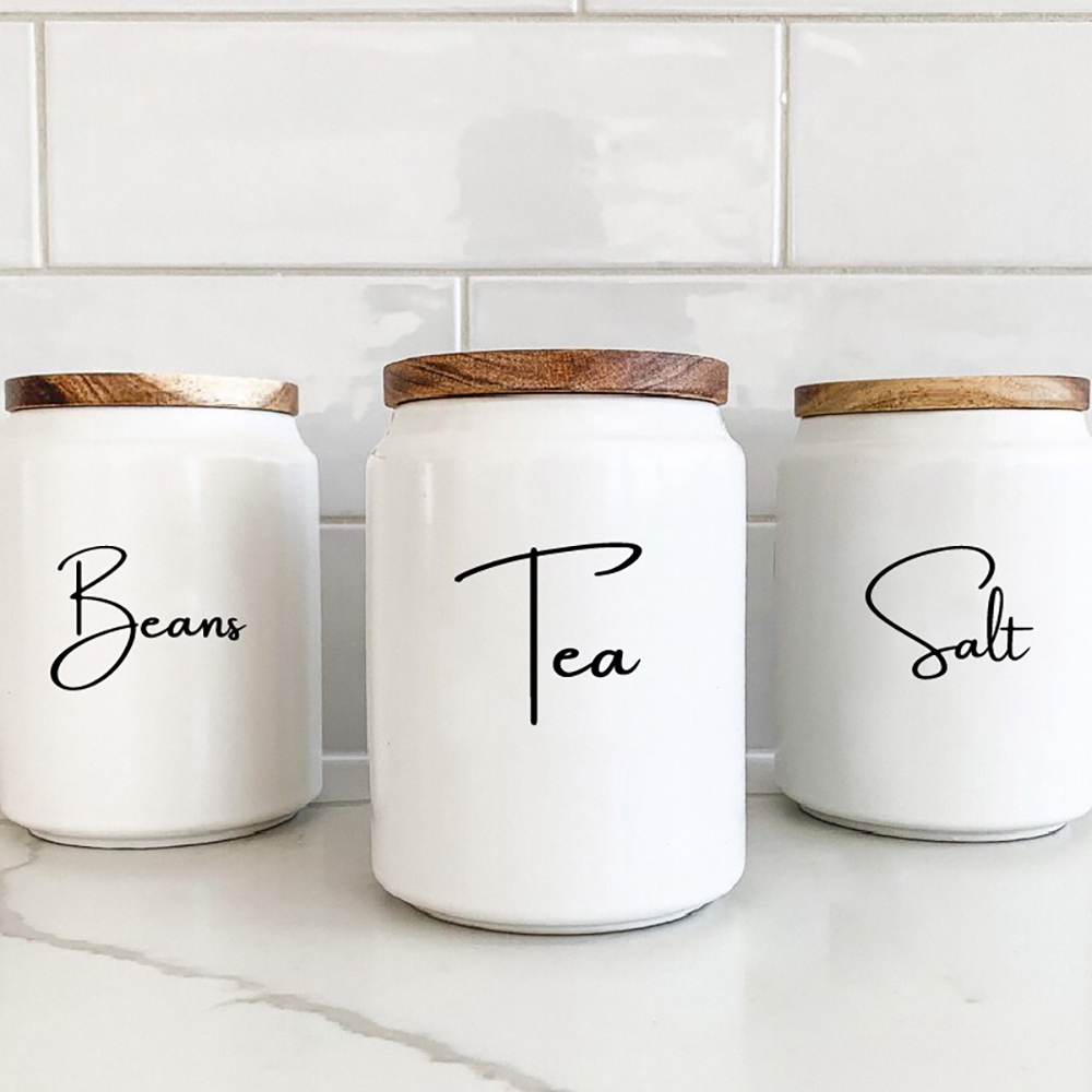 Kitchen Organization Canister  - Kitchen Baking Quotes recension och pris
