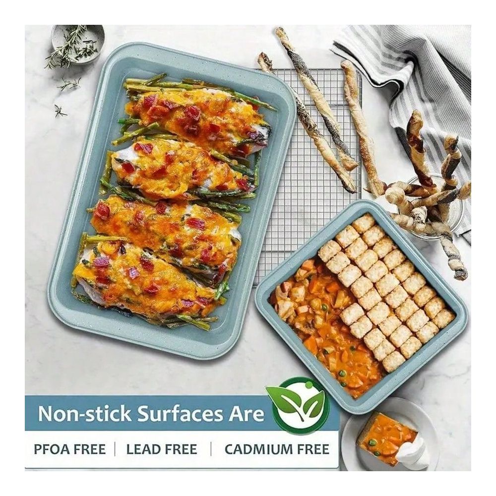 10 Piece Bakeware Set, NonStic - Kitchen Accessories For Baking recension och pris