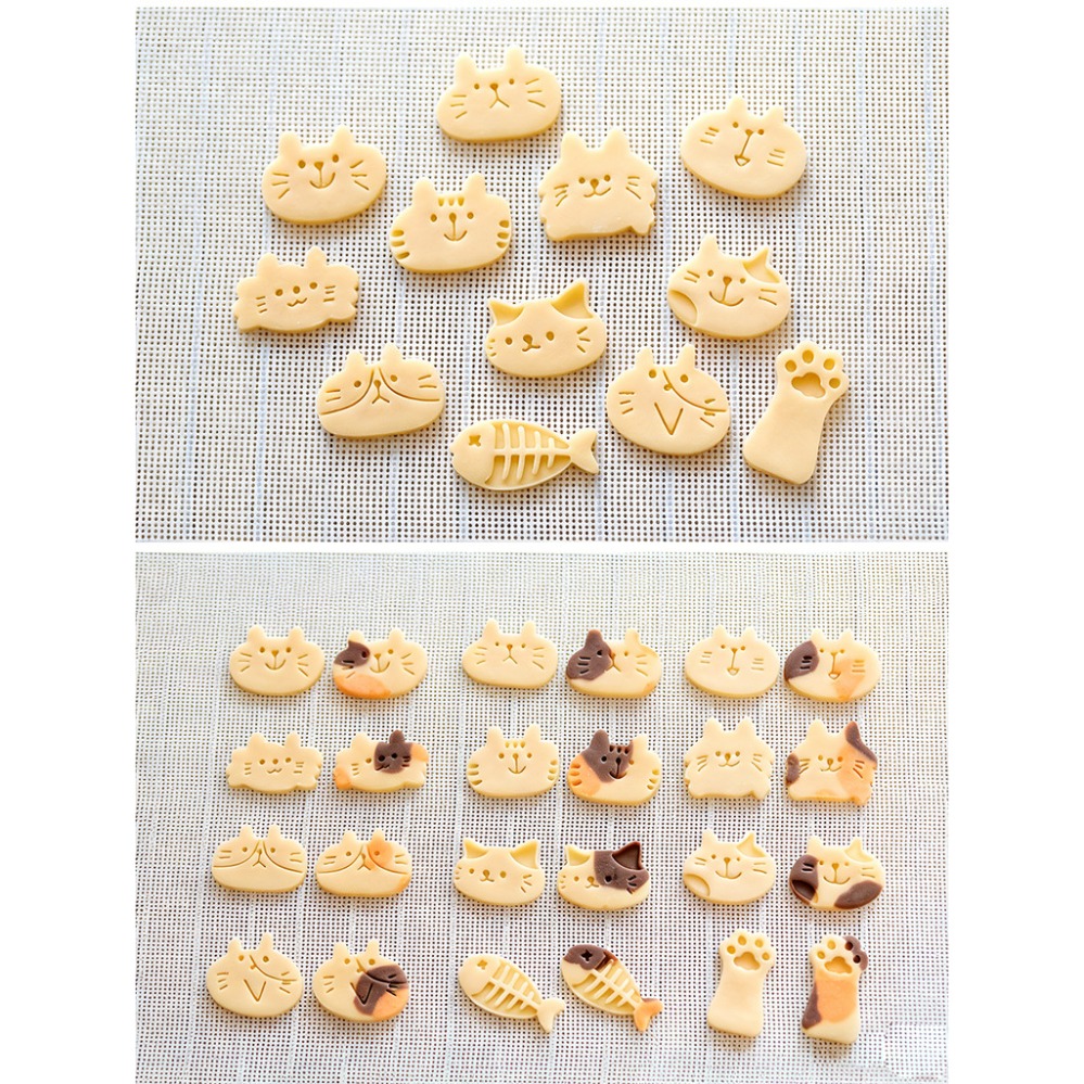 Cute Kitten DIY Stamp Cookie C - Kitchen Accessories For Baking recension och pris