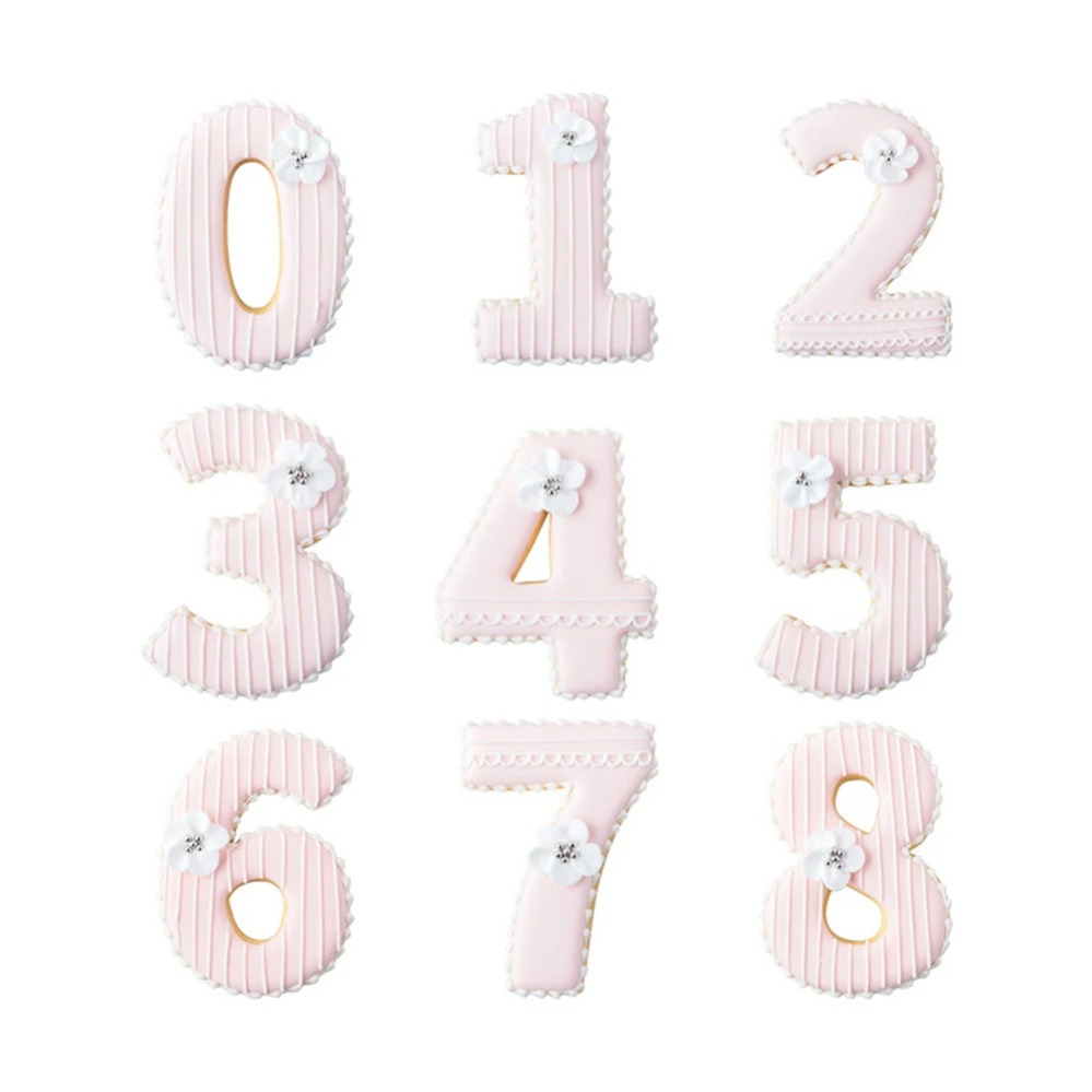 Large Numbers Cookie Cutters B - Kitchen Baking Products recension och pris