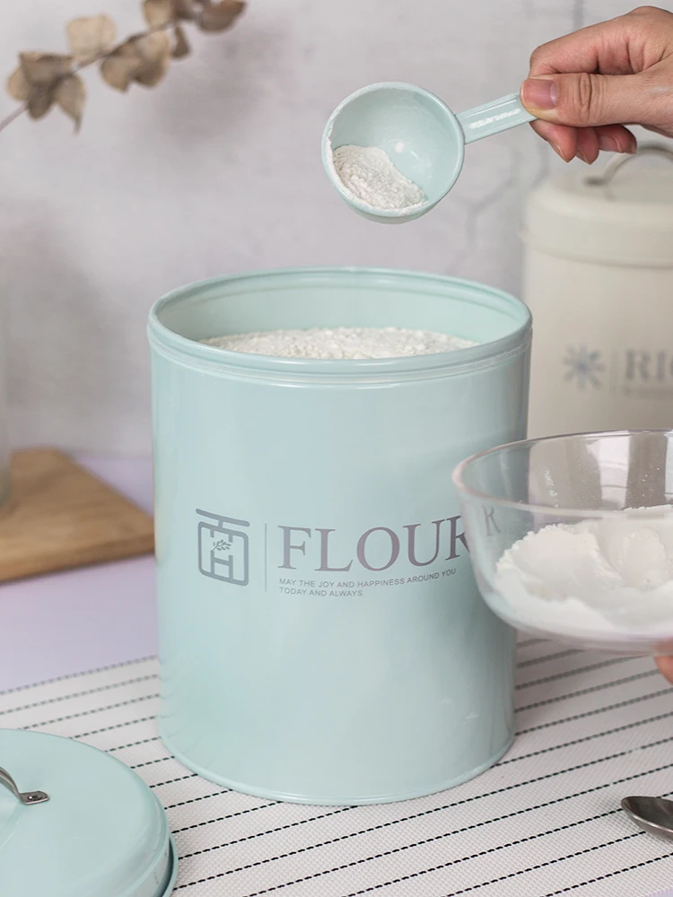 Round Type Baking Flour Storag - Kitchen Baking Storage Containers recension och pris