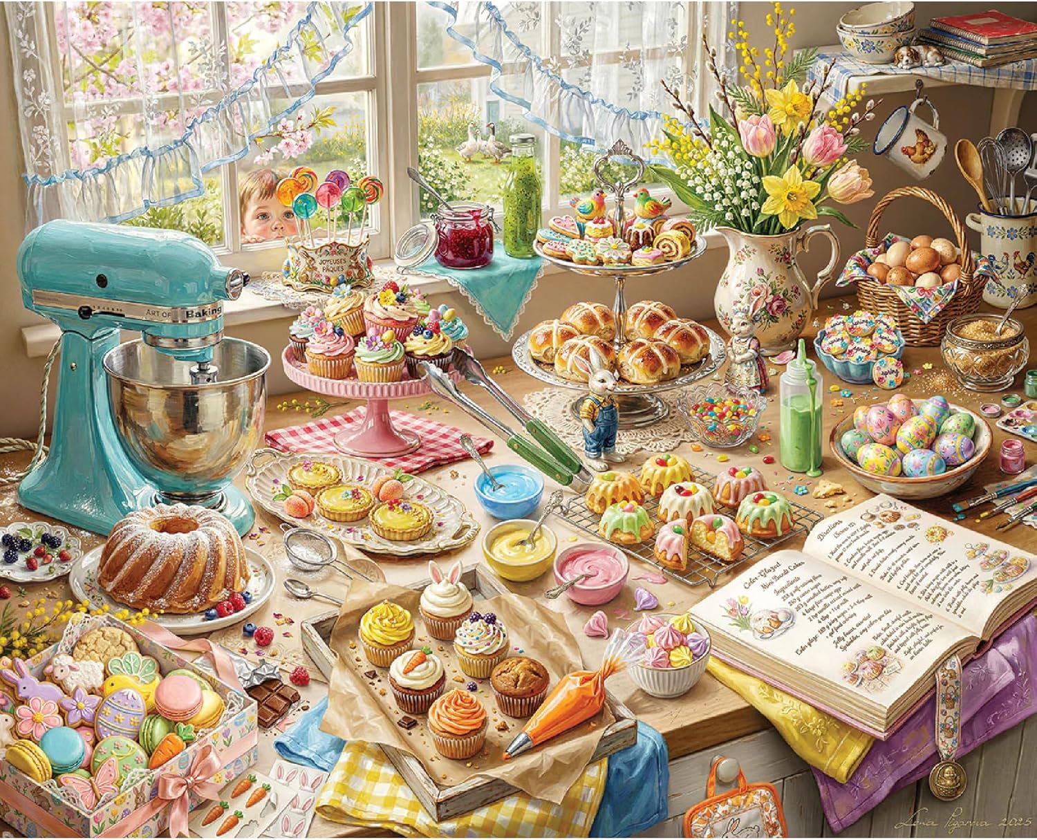 1000 PCS Jigsaw Puzzles for Ad - Kitchen Baking Game recension och pris
