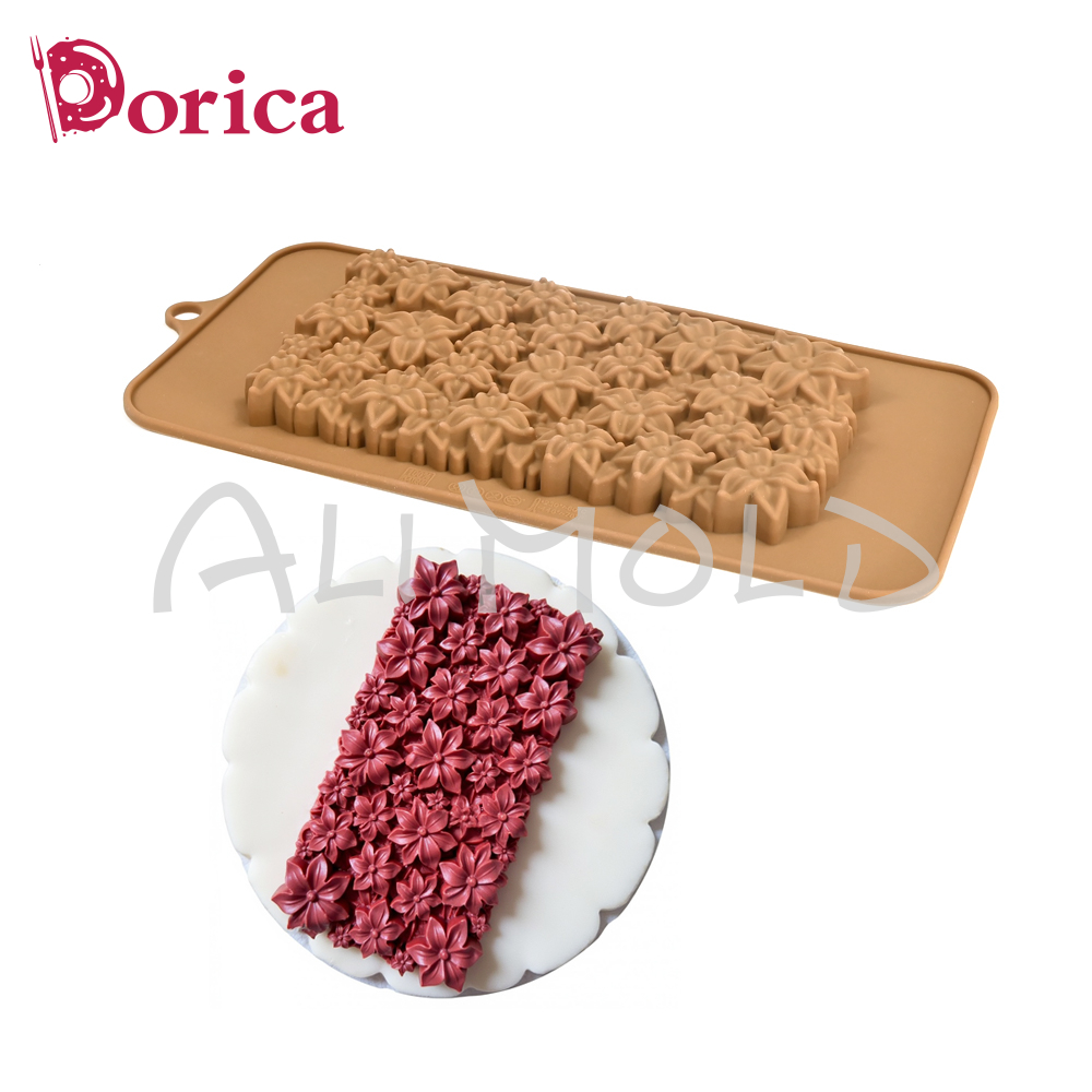Flower Silicone Chocolate Mold - Kitchen Baking Cake recension och pris
